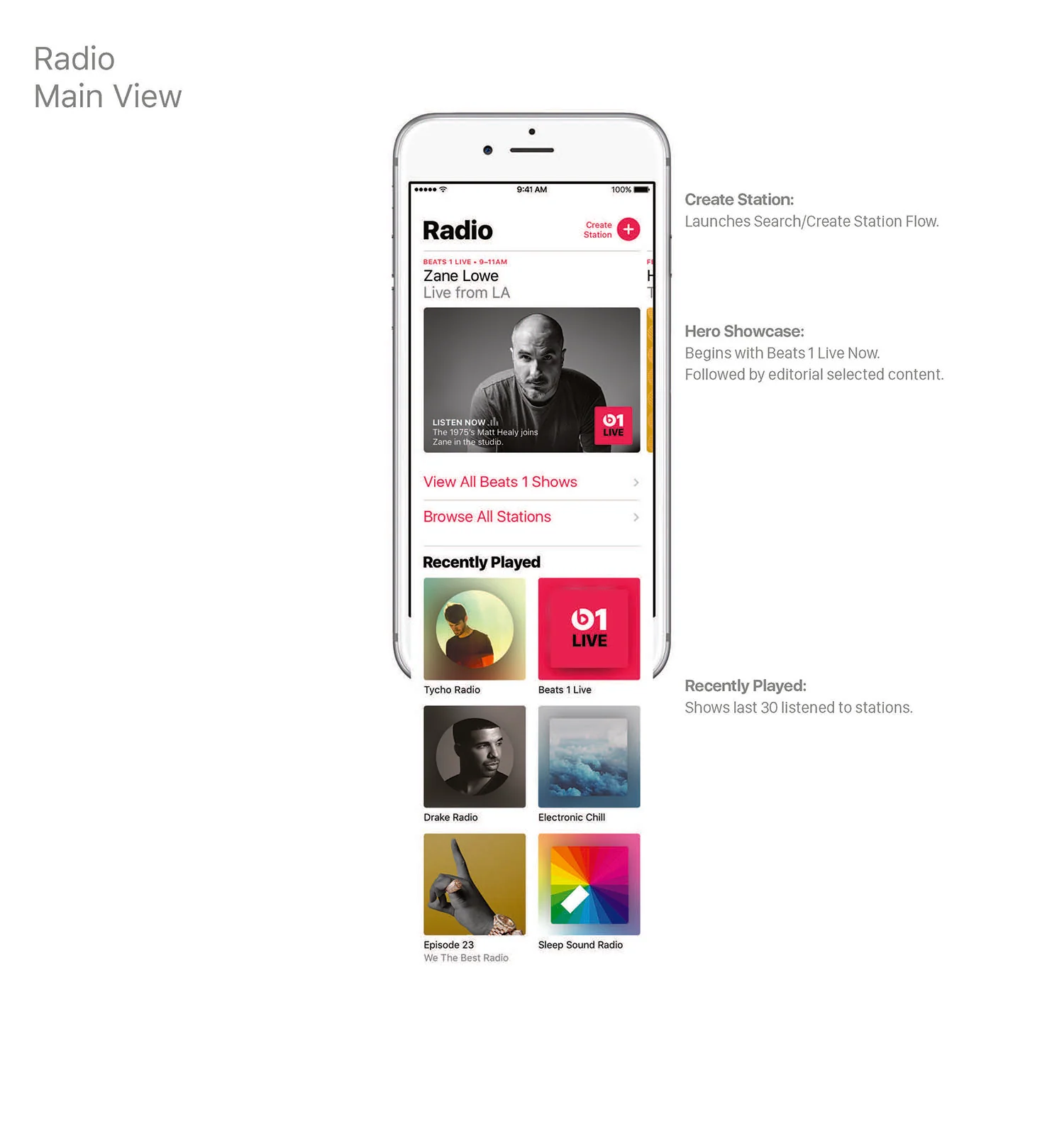 Apple Music Radio tab