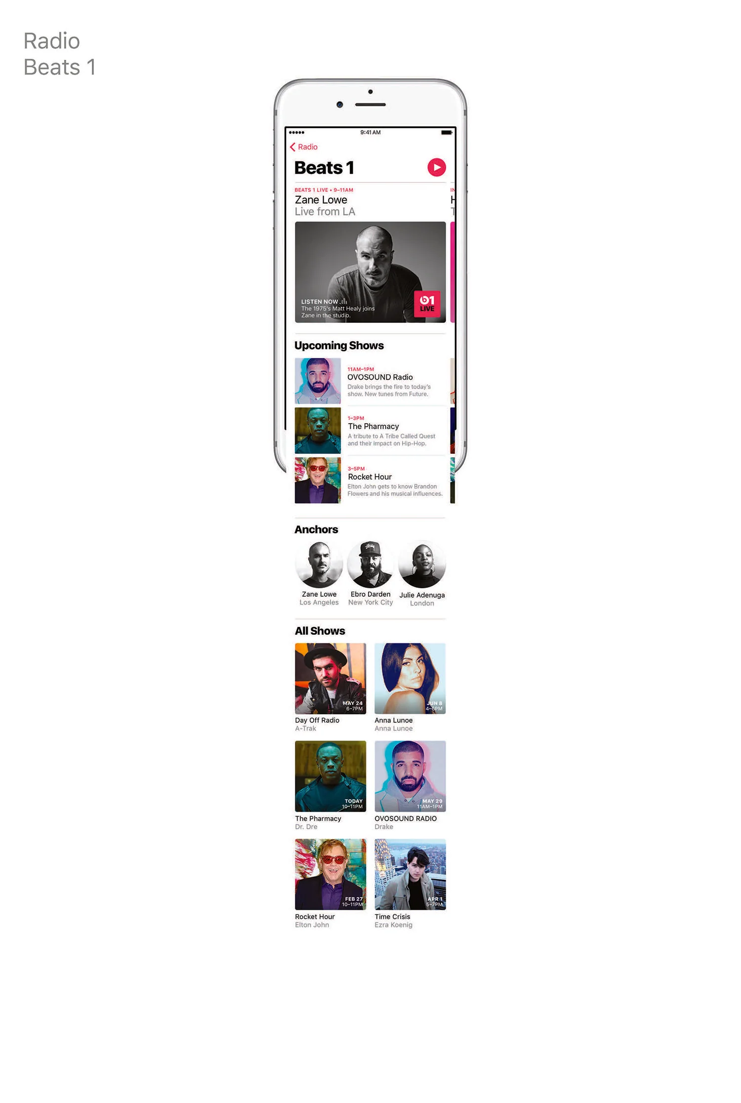 Apple Music Radio detail