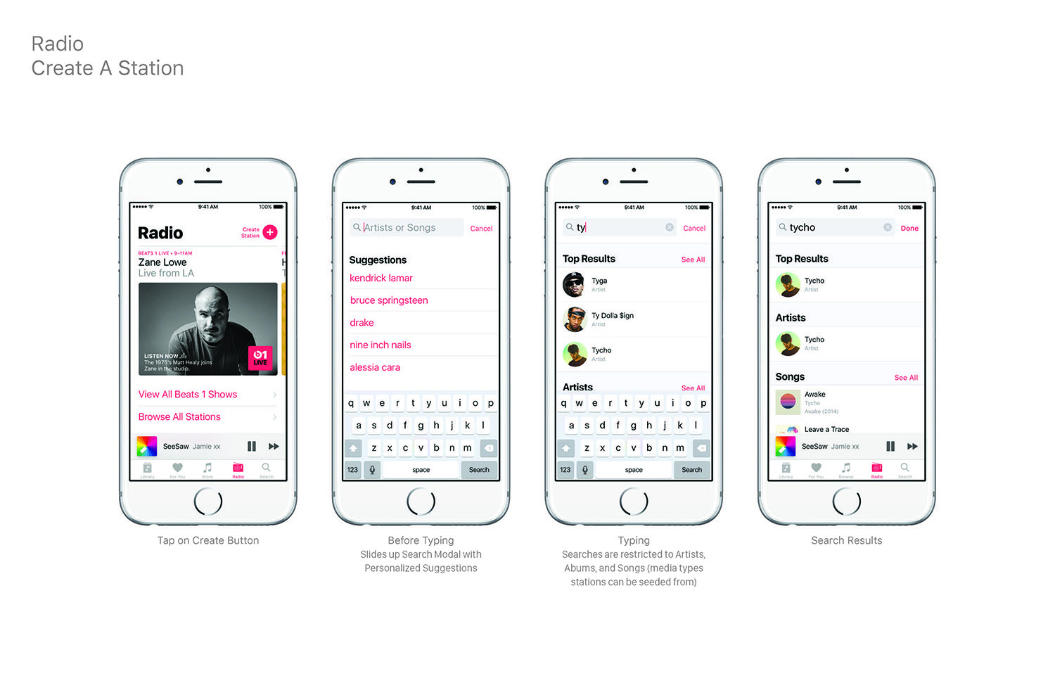 Apple Music Radio detail