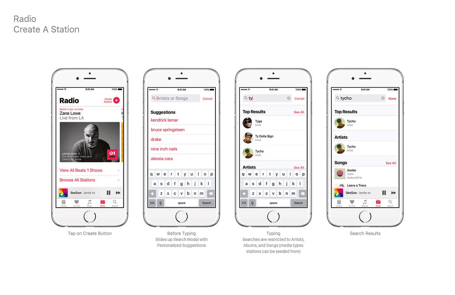 Apple Music Radio detail