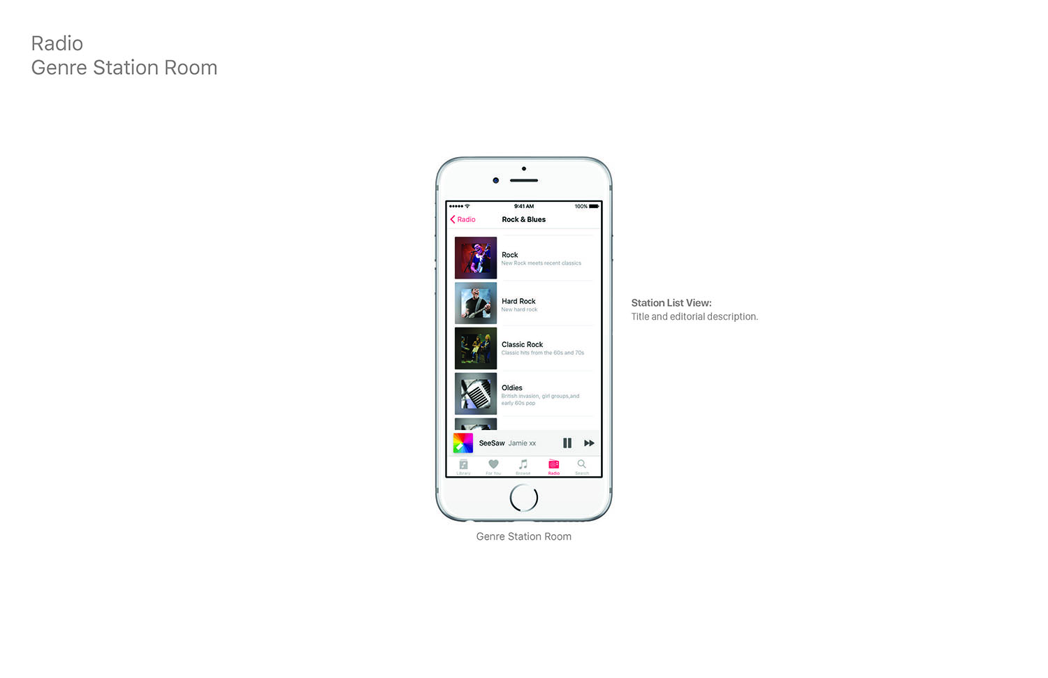 Apple Music Radio detail