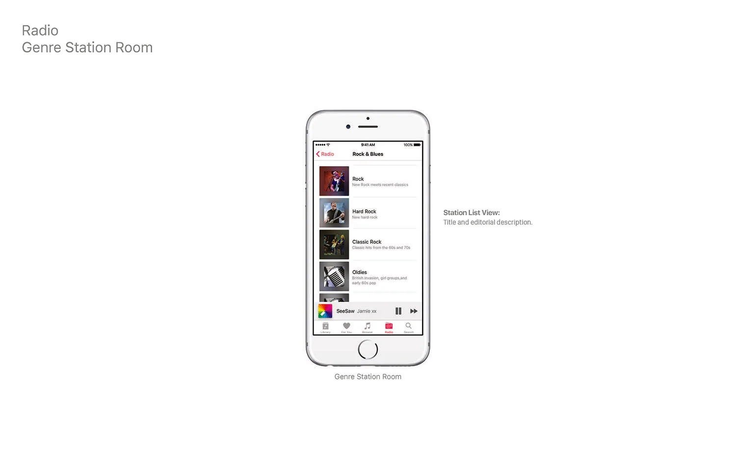 Apple Music Radio detail
