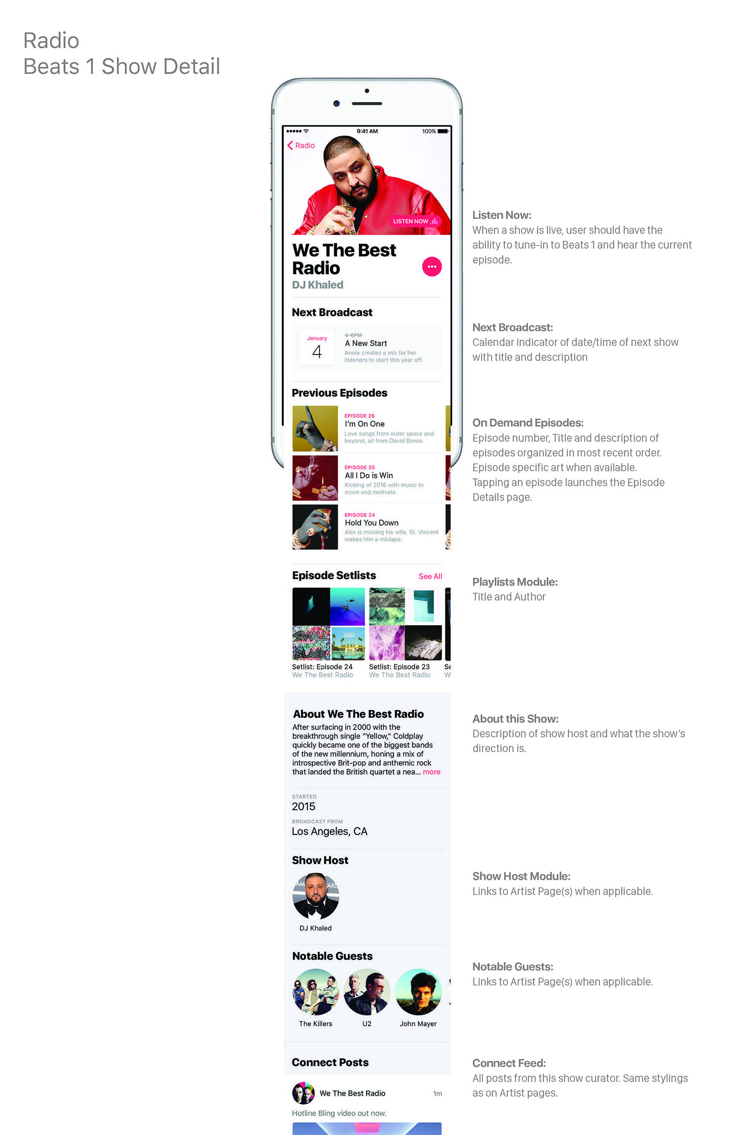 Apple Music Radio detail