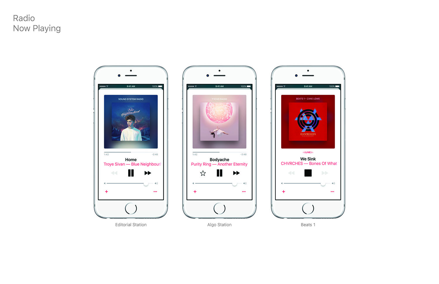 Apple Music Radio detail